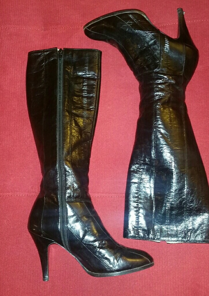 Vintage eel skin  Boot